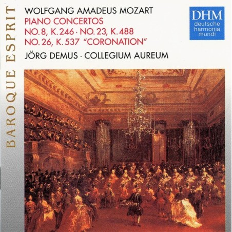 Concertos pour piano N°8 / K.246, N°23 / K.488 et N°26/K.537